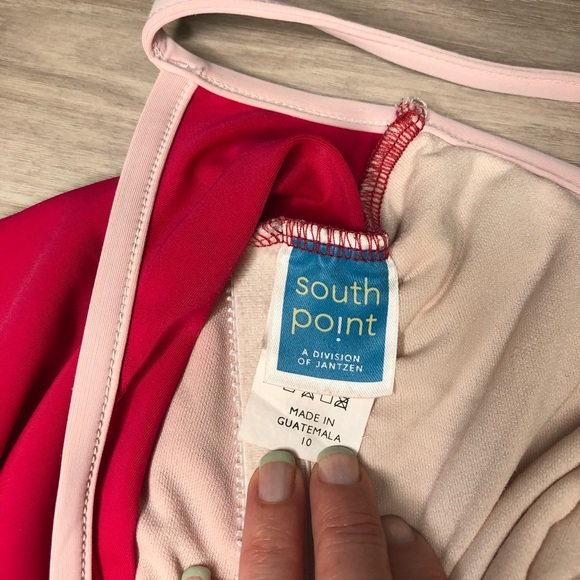 South Point Pink one piece Swimsuit - Picture 5 of 5